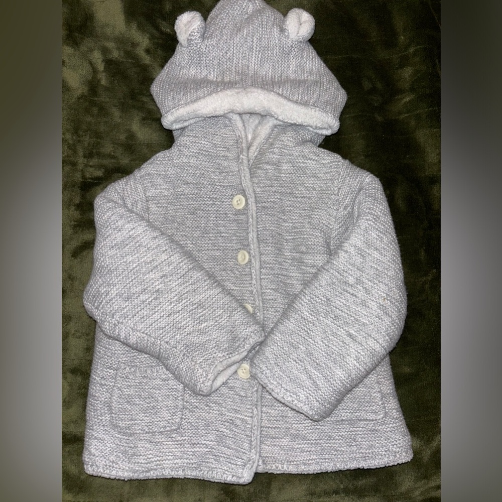 Baby GAP Sherpa Lined Knitted Sweater 18-24mo